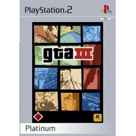 Grand Theft Auto III - Platinum (Playstation 2, gebraucht) **