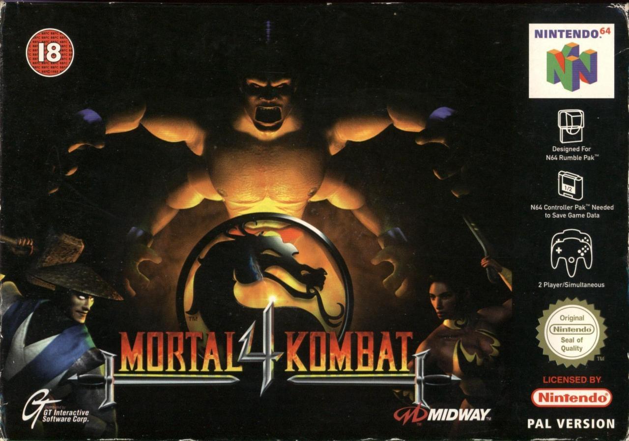 Mortal Kombat 4 (Nintendo 64, gebraucht) **