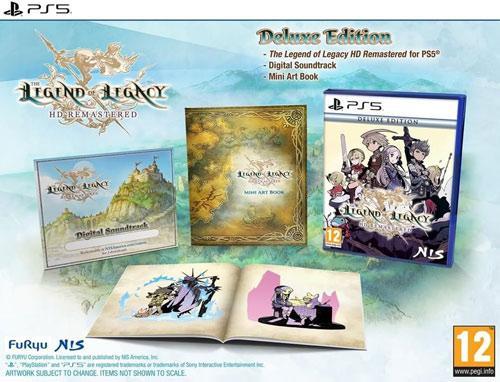 Legend of Legacy Remastered - Deluxe Edition (Playstation 5, NEU)