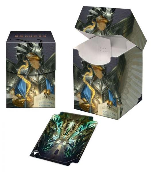 UP - Magic: The Gathering Streets of New Capenna 100+ Deck Box featuring Brokers