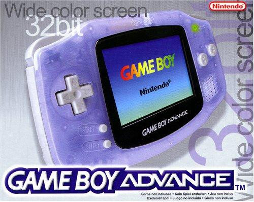 GameBoy Advance - Konsole (clear blue, mit Beleuchtung) **