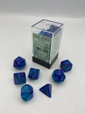 Gemini Polyhedral Blue-Blue/light blue Luminary? 7-Die Set Gemini Polyhedral Blue-Blue/light blue Luminary? 7-Die Set