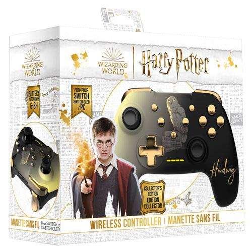 Harry Potter Hedwig - wireless black Controller (Switch, NEU)