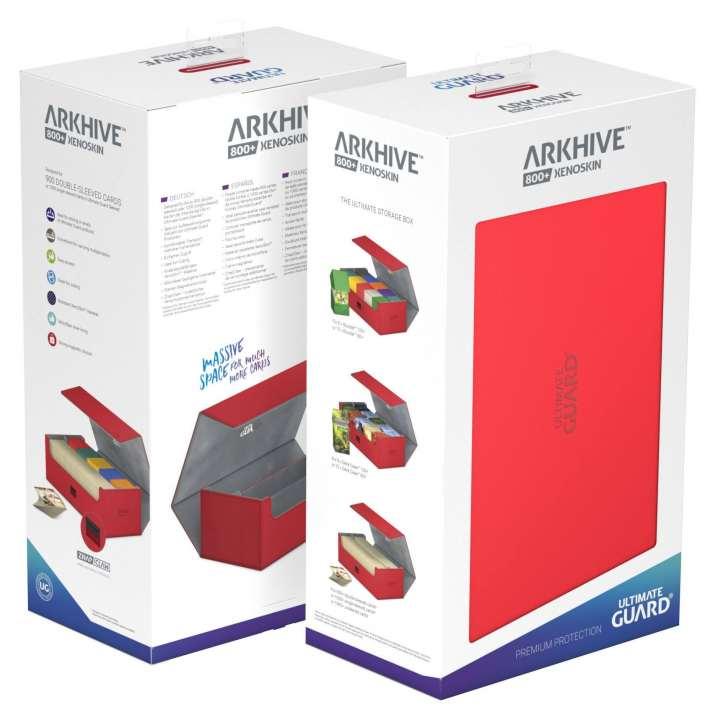 Ultimate Guard Arkhive 800+ Standard Size XenoSkin Red B-Ware