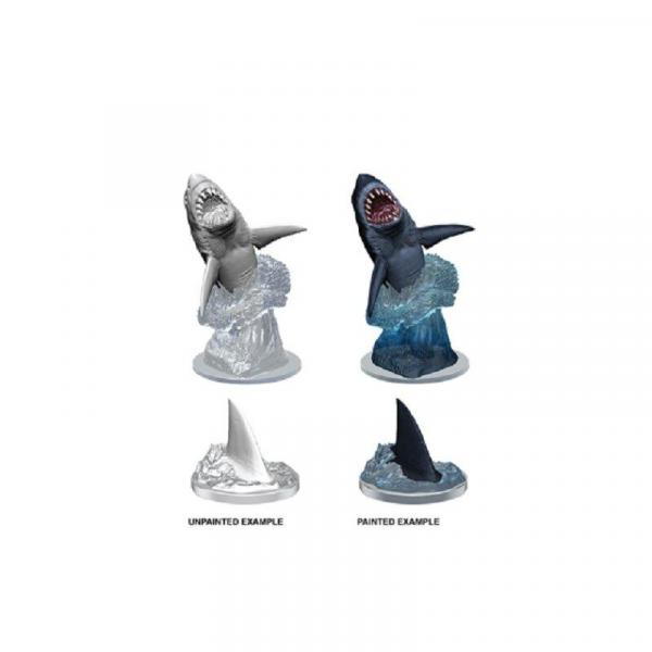 WizKids Deep Cuts Unpainted Miniatures - Shark