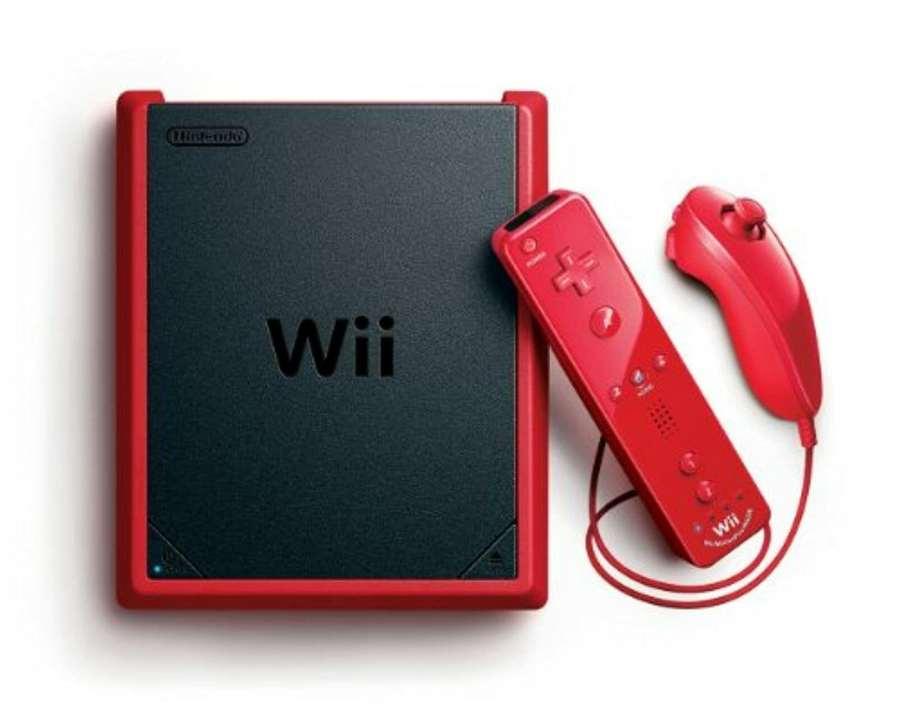 Wii Mini Konsole - rot (OVOA) (gebraucht) **