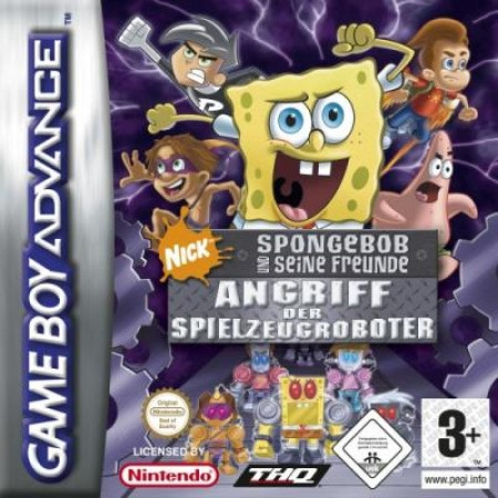 SpongeBob & seine Freunde: Angriff der Spielzeugroboter (Game Boy Advance, gebraucht) **