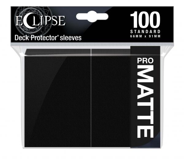 Eclipse Matte Standard Sleeves: Jet Black