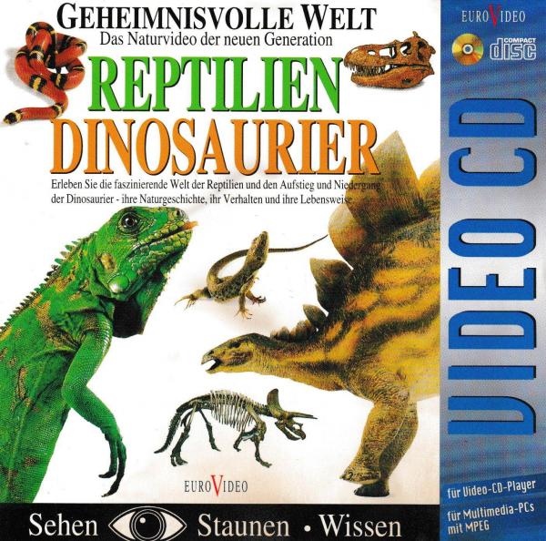 Geheimnisvolle Welt: Reptilien Dinosaurier (VIdeoCD, gebraucht) **