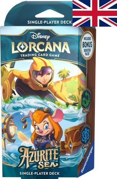 Disney Lorcana - Azurite Sea: Starter Deck Emerald and Sapphire EN