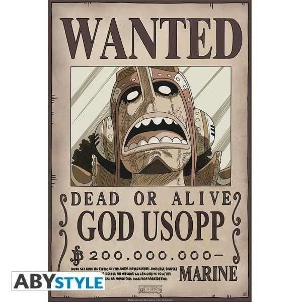 One Piece - Poster "Wanted Usopp New" (52X35)