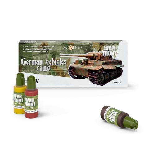 Paint Set Warfront GERMAN VEHICLES CAMO