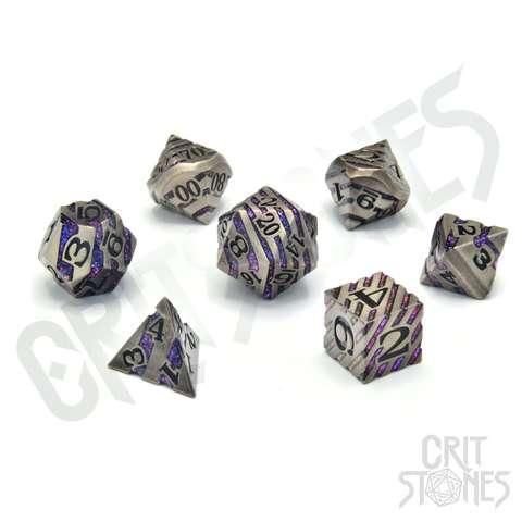 Arcanist's Aura Metal RPG Dice Set