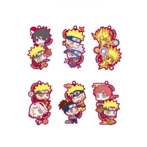 Naruto Gummi-Anhänger 9 cm Buddy Collection Another Two-man Cell!
