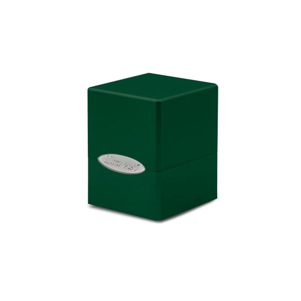 Satin Cube - Emerald Green