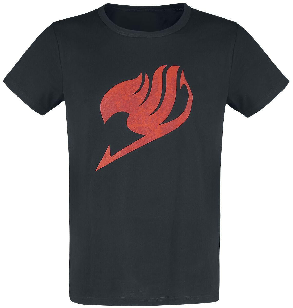 FAIRY TAIL - T-Shirt "Emblem" man SS black L