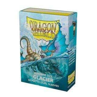 Dragon Shield Japanese size Matte Dual Sleeves - Glacier Miniom (60) Dragon Shield Japanese size Matte Dual Sleeves - Glacier Miniom (60)