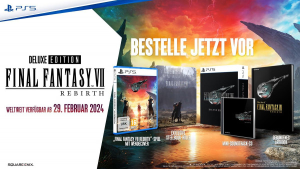 Final Fantasy VII Rebirth - Deluxe Edition (Playstation 5, NEU)