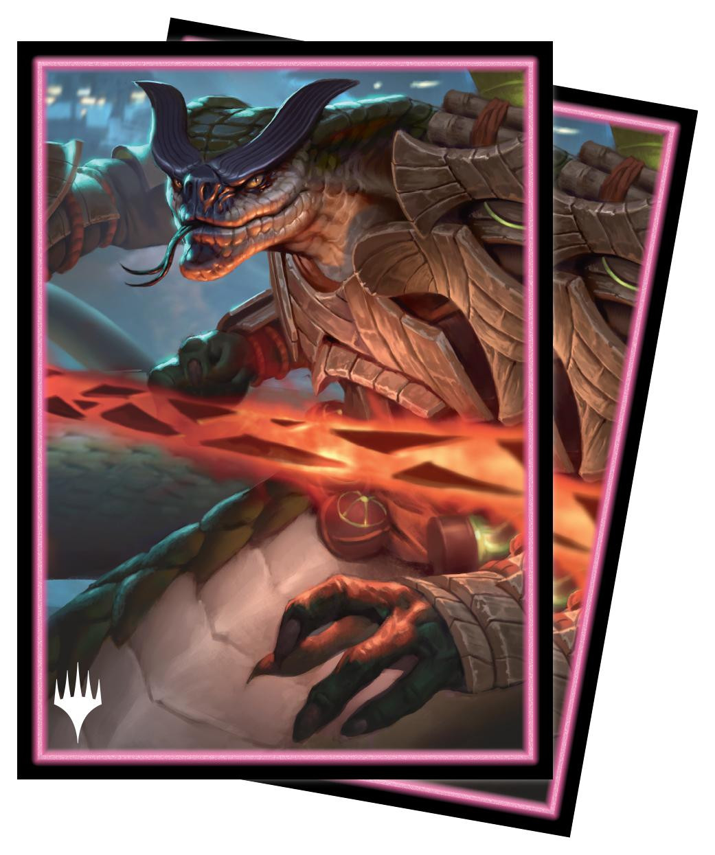 UP Standard Sleeves for Magic: The Gathering - Kamigawa Neon Dynasty Chishiro, the Shattered Blade UP Standard Sleeves for Magic: The Gathering - Kamigawa Neon Dynasty Chishiro, the Shattered Blade