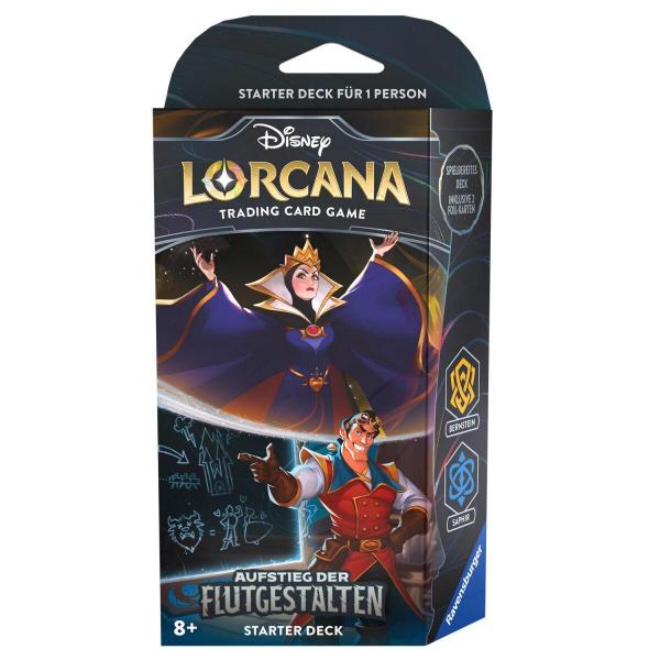 Disney Lorcana - Aufstieg der Flutgestalten: Starterdeck Die böse Königin & Gaston DE