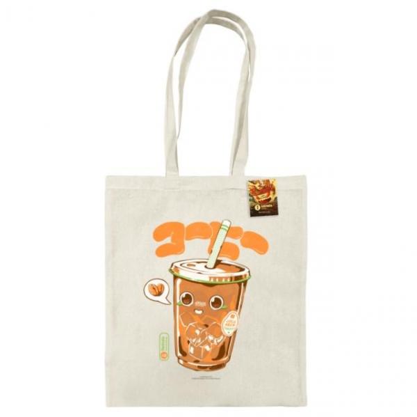Ilustrata (Cute Cold Brew) Natural Tote Bag