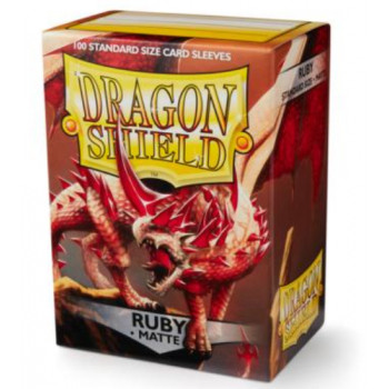 Dragon Shield Card Sleeves - Matte Ruby (100)