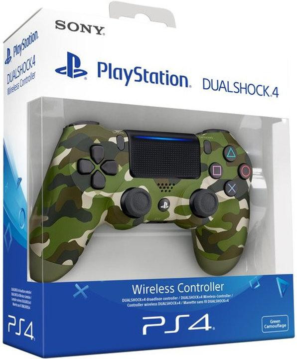 PlayStation 4 Wireless Dualshock Controller - Green Camouflage (Playstation 4, NEU)