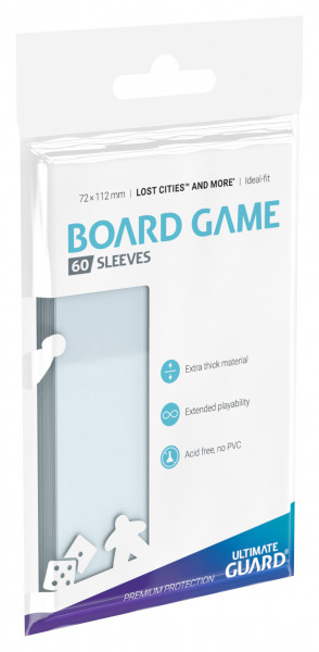 Premium Sleeves for Board Game Cards Lost CitiesTM (80)