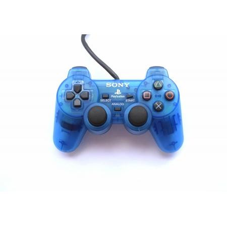 Playstation Dual-Analog Controller - clear blue (SCPH-1200) (OV) (Playstation, gebraucht) **