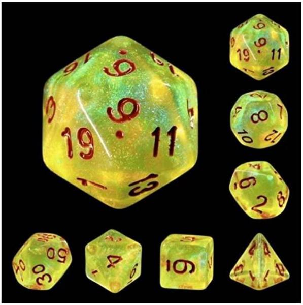 LimeLight RPG Dice Set (7)