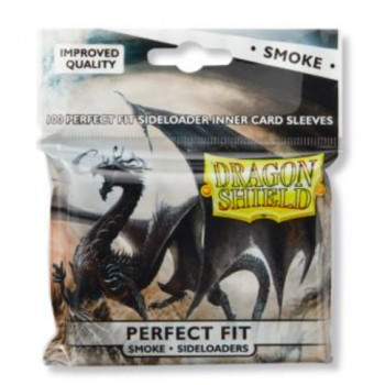 Dragon Shield Card Standard Perfect Fit Sideloading Sleeves Clear/Smoke (100)