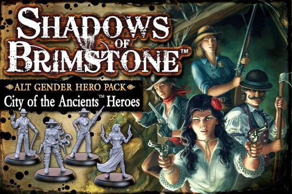 Shadows of Brimstone: Alt Gender Hero Pack City of the Ancients Heroes [Expansion] EN