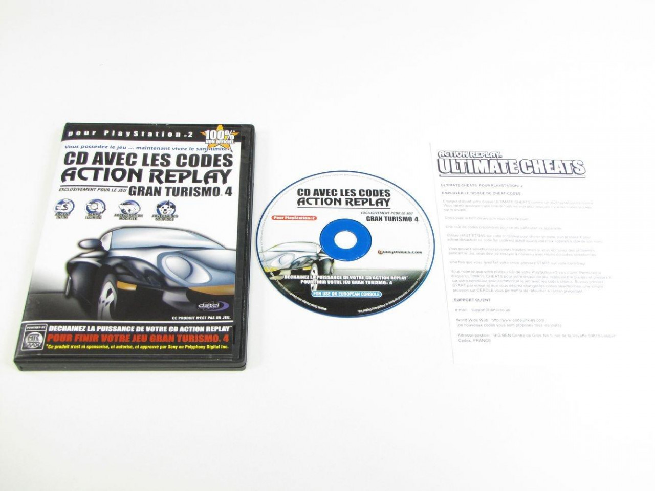 Action Replay Ultimate Cheats for Gran Turismo 4 (Playstation 2, gebraucht) **