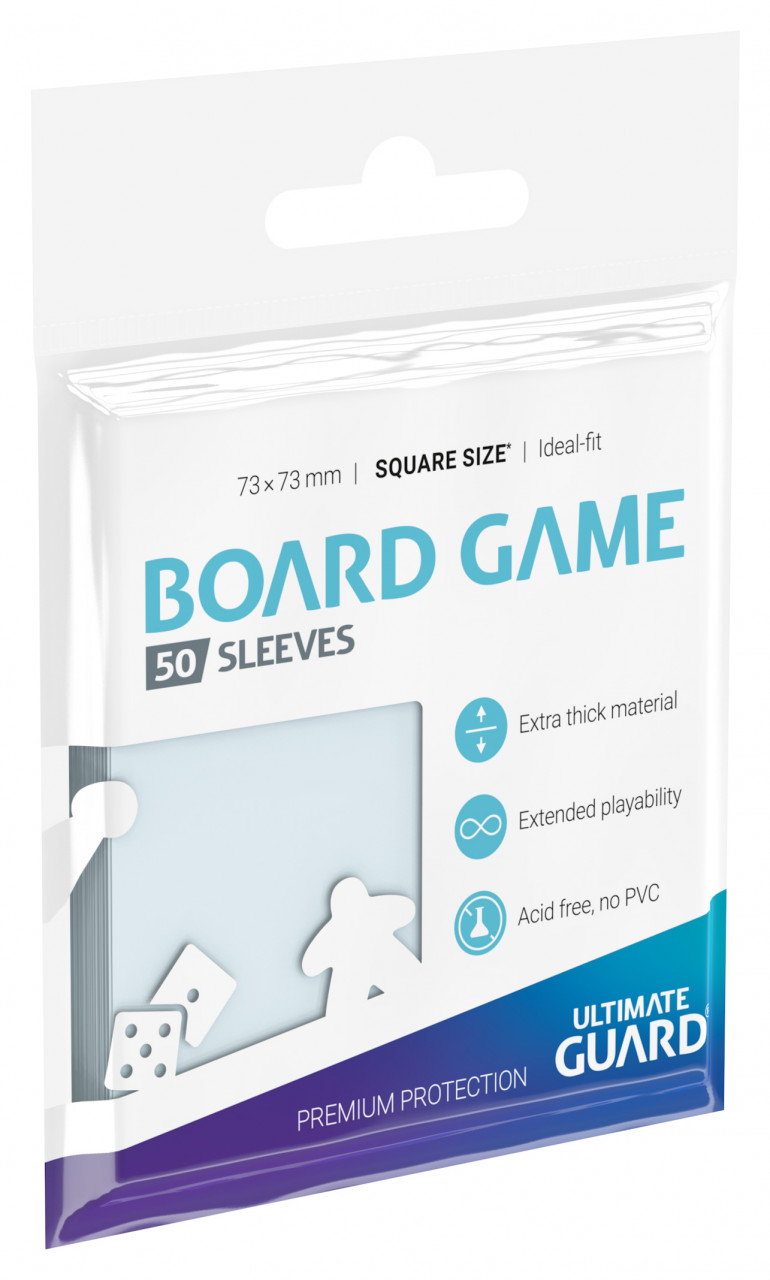 Premium Sleeves for Board Game Cards Square 73x73 mm (50) Premium Sleeves for Board Game Cards Square 73x73 mm (50)