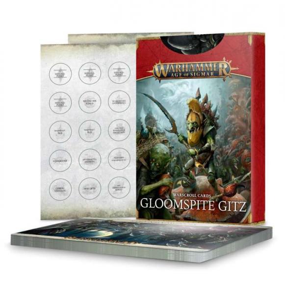 WARSCROLL CARDS: GLOOMSPITE GITZ (ENG)