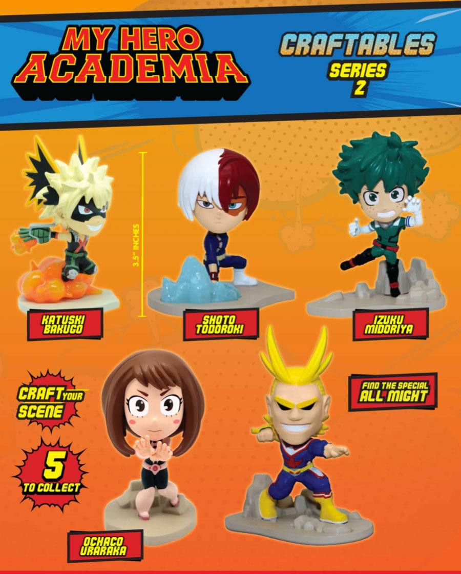 My Hero Academia Craftables Serie 2 PVC Dioramen 9 cm