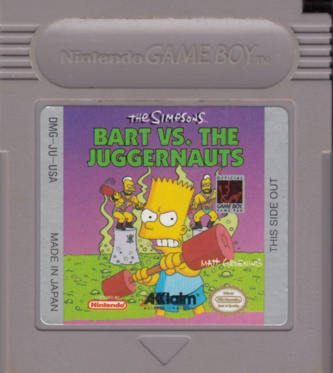 Bart vs. the Juggernauts - MODUL ** (Game Boy Classic, gebraucht) **