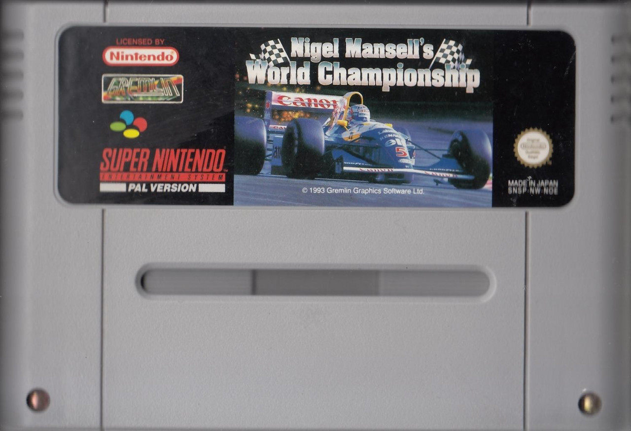 Nigel Mansells World Championship Racing - MODUL (Super Nintendo, gebraucht) ** Nigel Mansells World Championship Racing - MODUL (Super Nintendo, gebraucht) **
