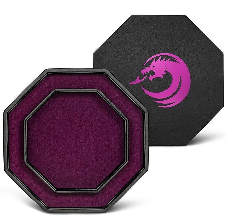 Octagon Dice Tray Purple