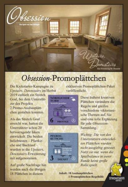 Obsession &#150; Promo Plättchen