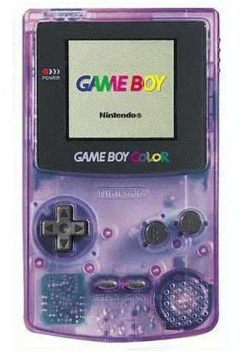 Gameboy Color Konsole - transparent lila (OVOA) (gebraucht) **