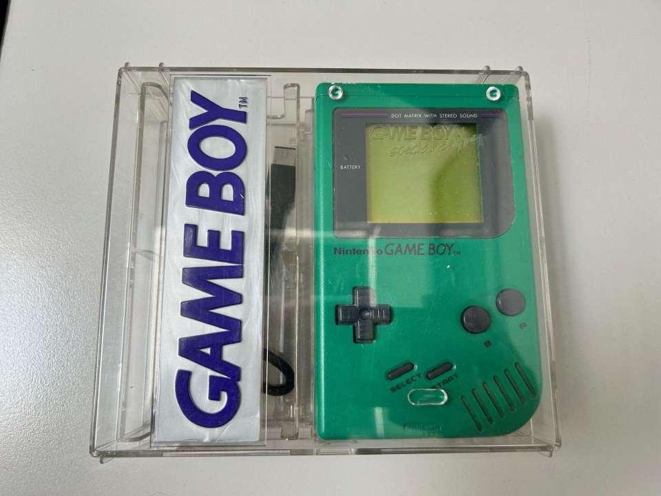 Game Boy Classic Konsole GRÜN incl. Crystal Case (OA) (gebraucht) **