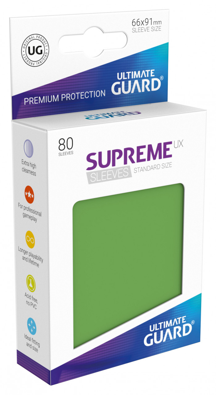 Supreme Sleeves Standard Size UX Green (80)