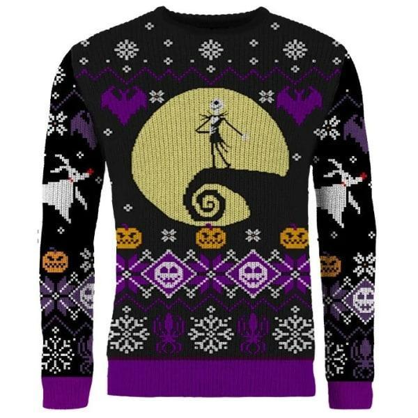 Nightmare Before Christmas 8-bit Christmas Jumper (Size M)