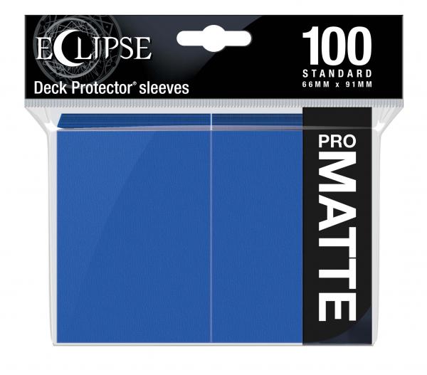 Eclipse Matte Standard Sleeves: Pacific Blue