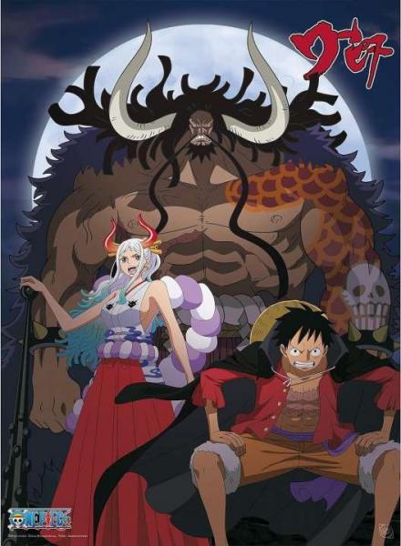 One Piece - Poster «Luffy & Yamato Vs Kaido» (52X38)