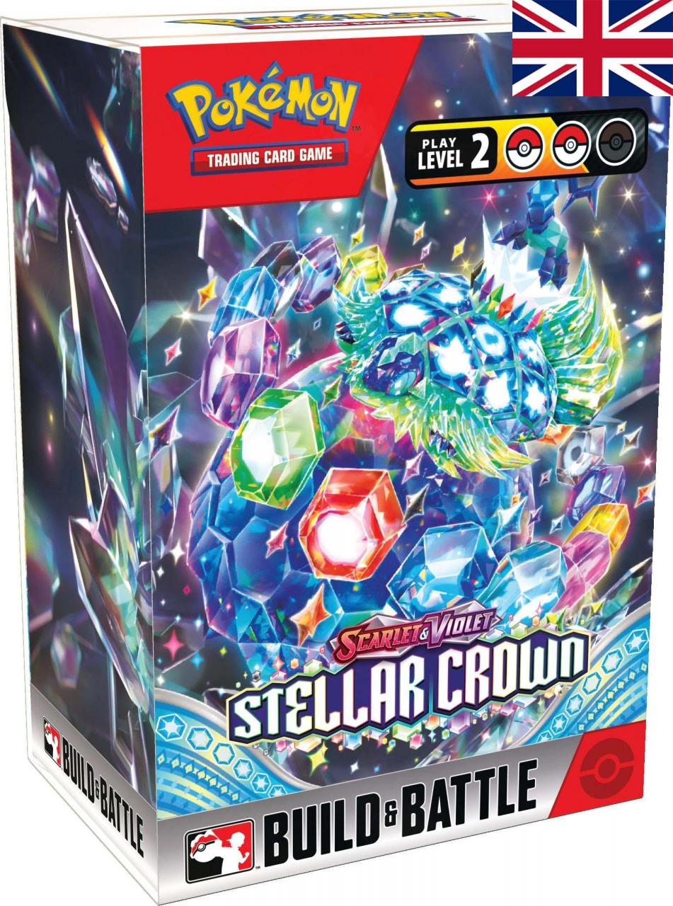 Pokémon Scarlet & Violet 07 Stellar Crown Build and Battle Box