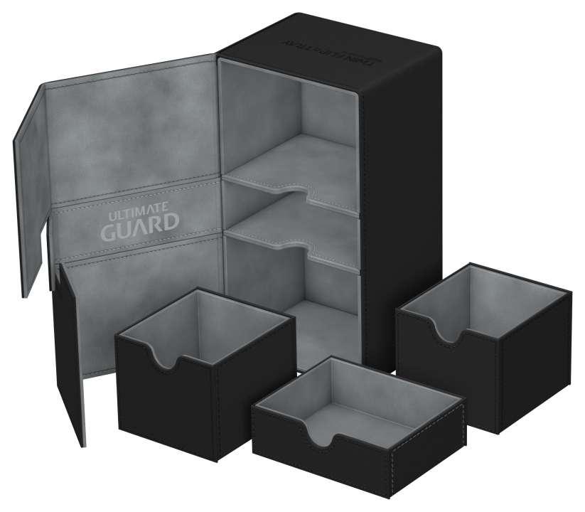 Twin Flip´n´Tray Deck Case 200+ Standard Size XenoSkinTM Black B-Ware Twin Flip´n´Tray Deck Case 200+ Standard Size XenoSkinTM Black B-Ware