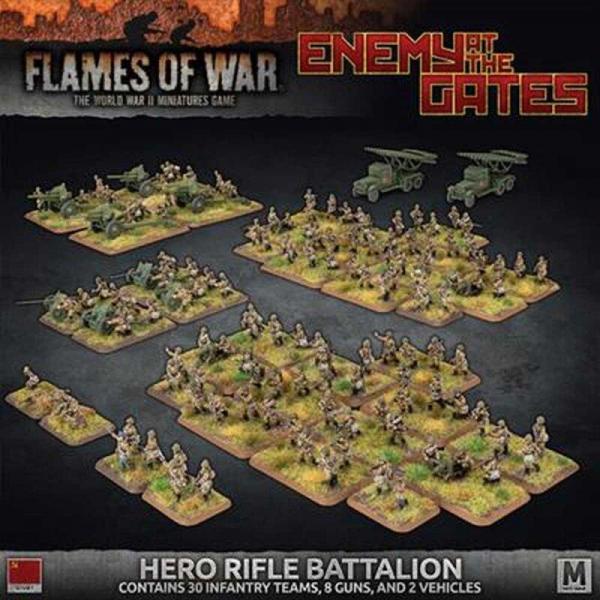 Flames Of War: Eastern Front Soviet Hero Rifle Battlalion Army Deal (MW) - EN