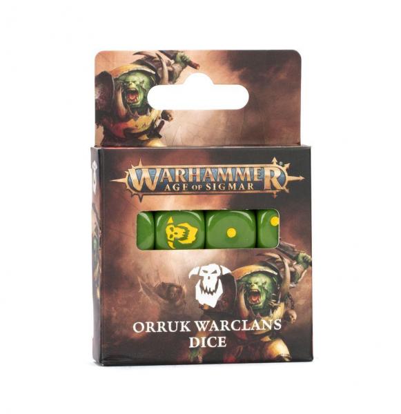 AGE OF SIGMAR: ORRUK WARCLANS DICE (89-94)